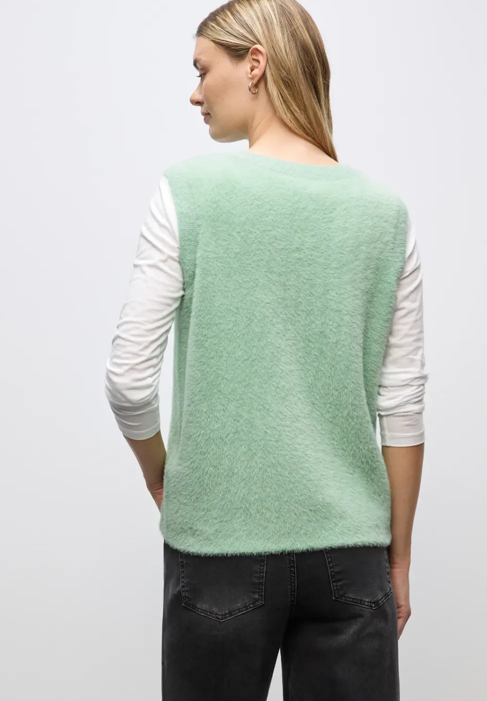 Ärmelloser Pullover