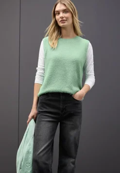 Ärmelloser Pullover