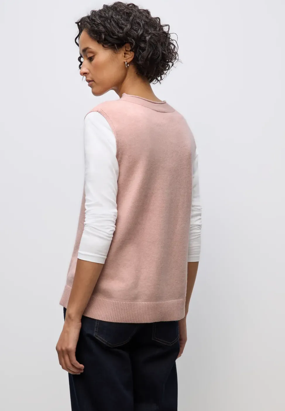 Ärmelloser Pullover