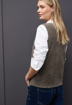 Ärmelloser Pullover