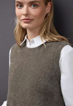 Ärmelloser Pullover