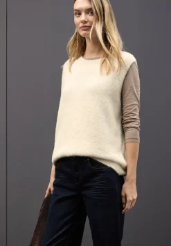 Ärmelloser Pullover