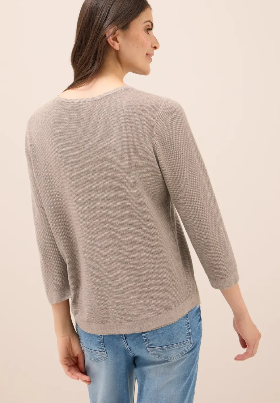 Rundhals Strickpullover