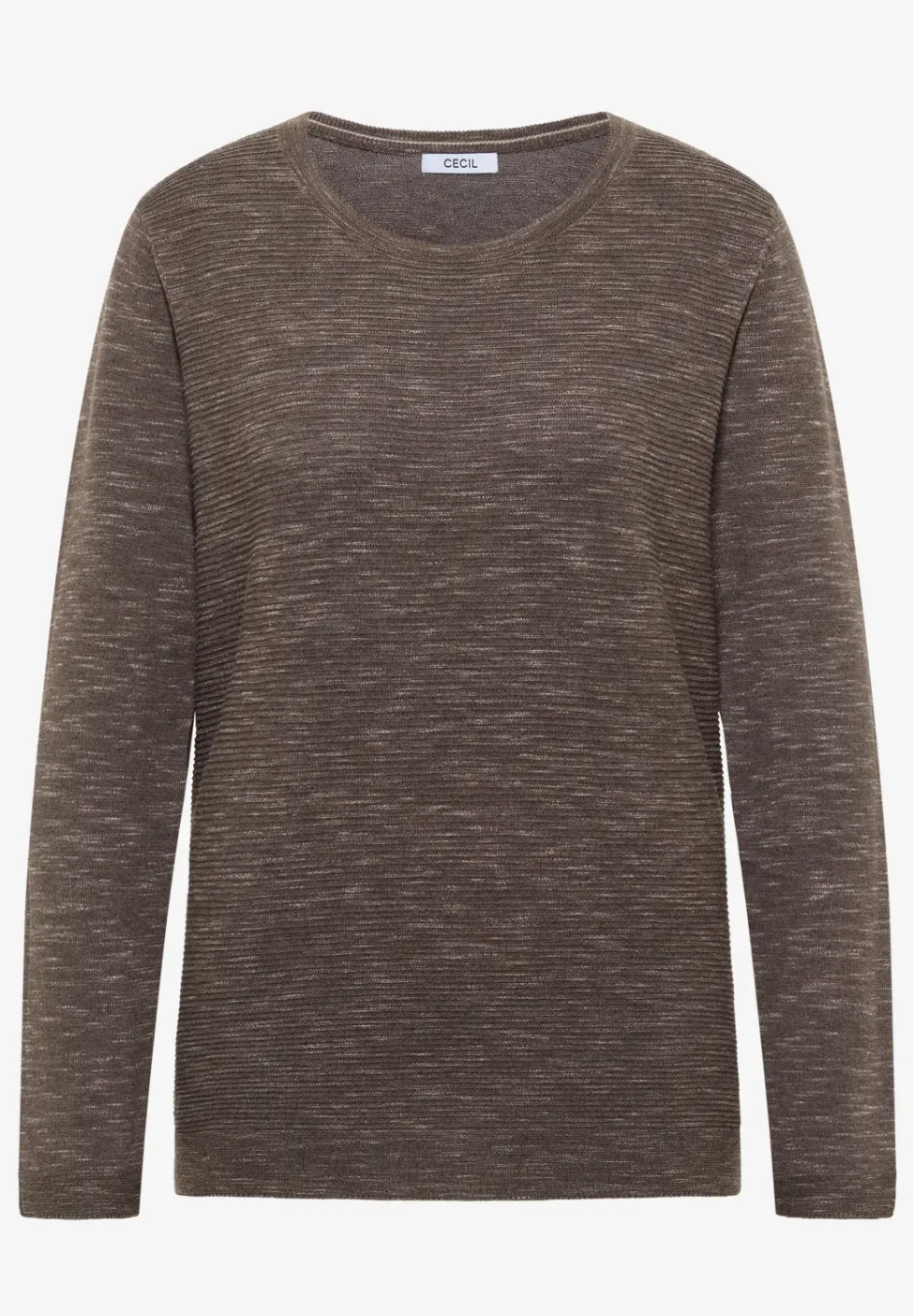 Rundhals Strukturpullover