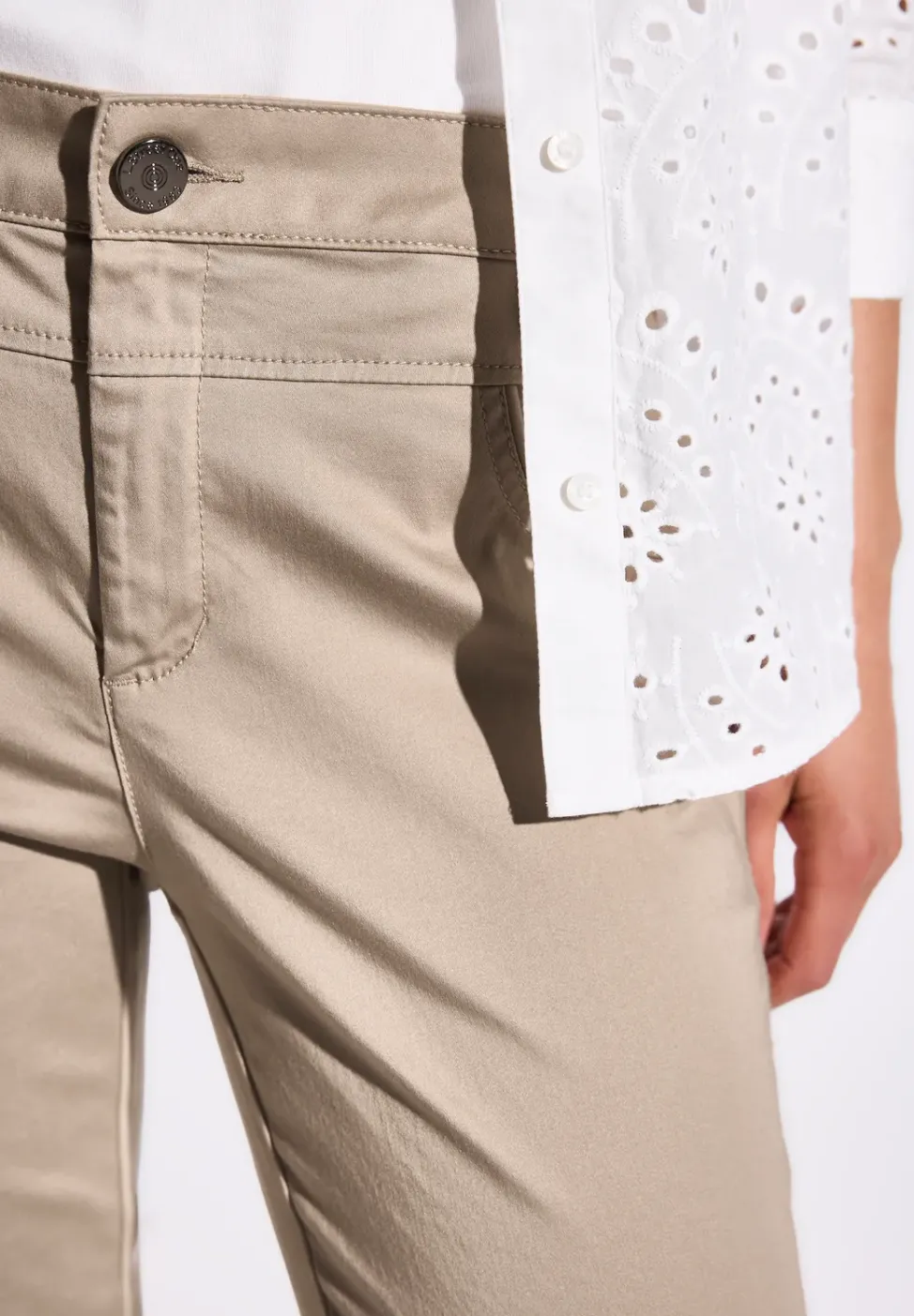 Satin 3/4-Hose