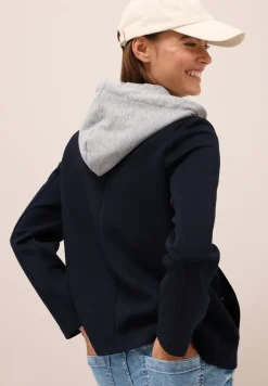 Scuba Jacke mit Sweat-Inlay