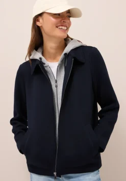 Scuba Jacke mit Sweat-Inlay