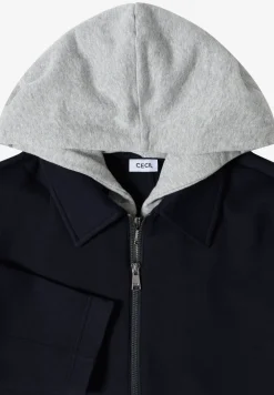 Scuba Jacke mit Sweat-Inlay