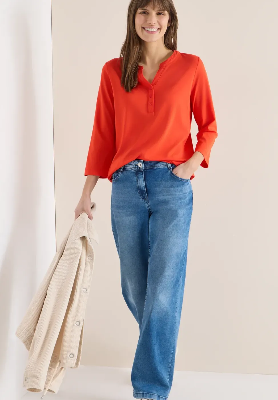 Shirt im Tunika-Look