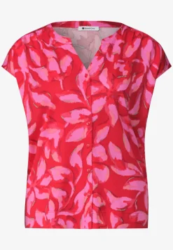 Shirt mit Knopfleiste und Print