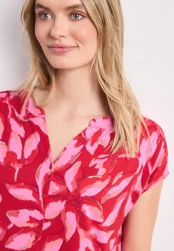 Shirt mit Knopfleiste und Print
