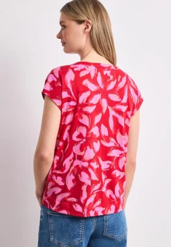 Shirt mit Knopfleiste und Print