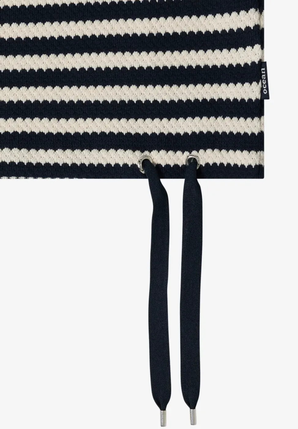 Shirt mit Rundhals im Ajour-Look