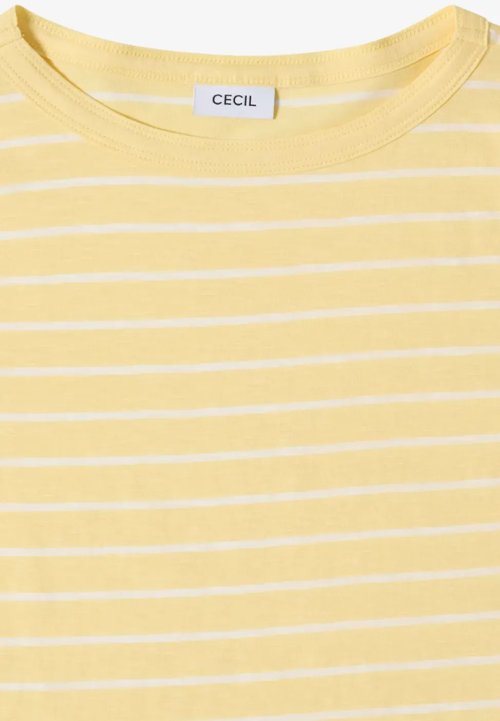 Shirt mit U-Boot-Ausschnitt und Streifen