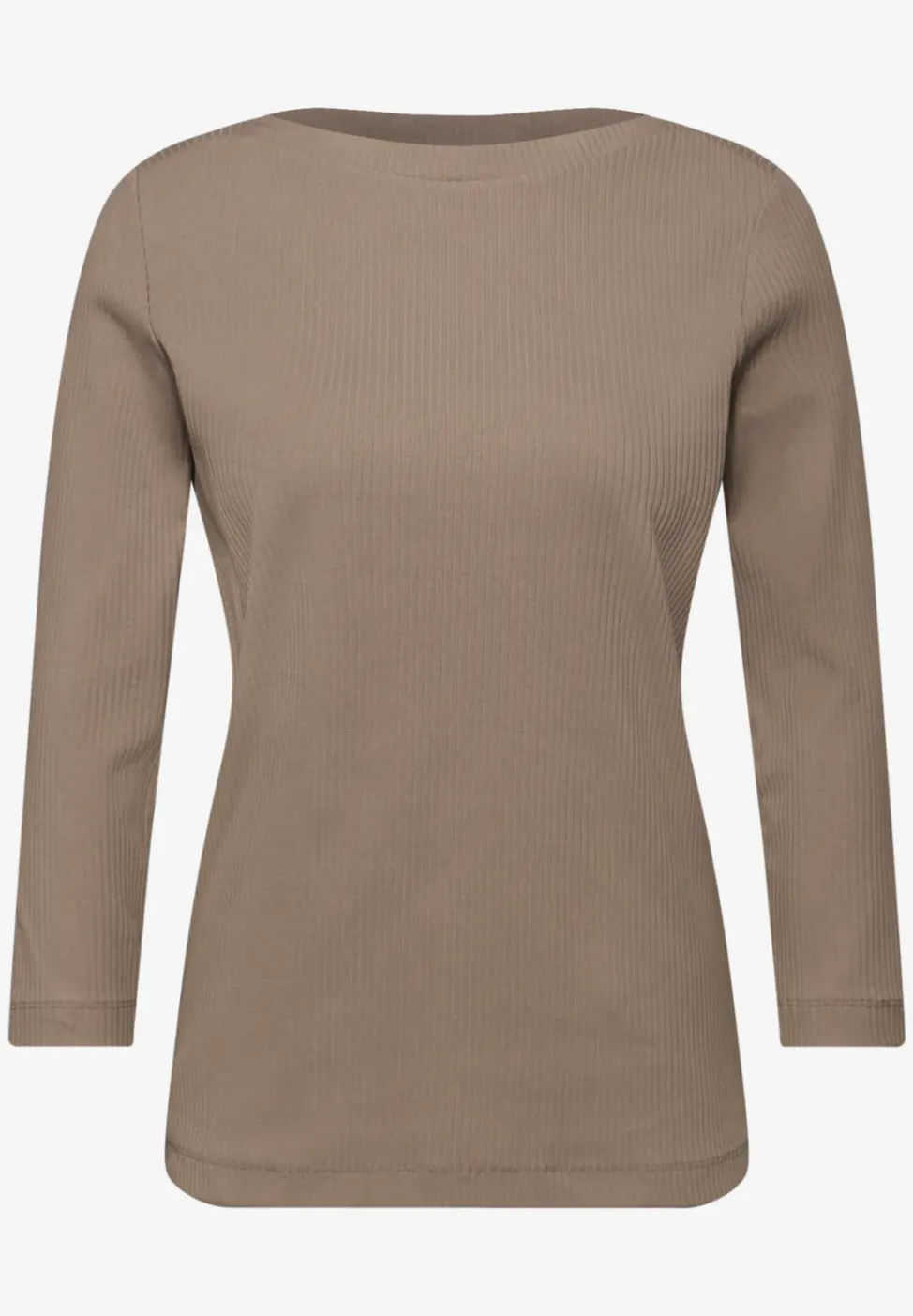 Shirt in Rippstruktur