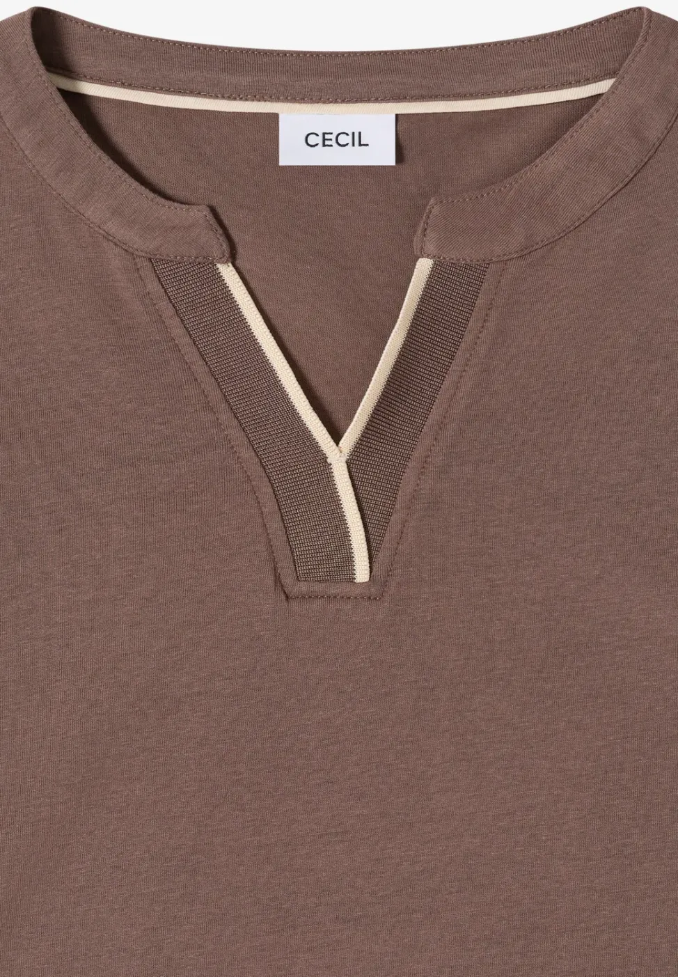 Shirt in Unifarbe