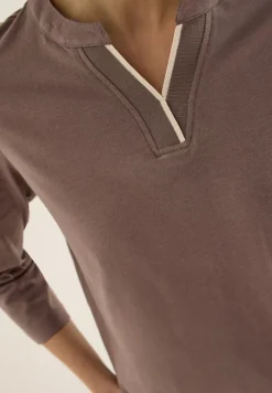 Shirt in Unifarbe