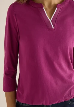 Shirt in Unifarbe