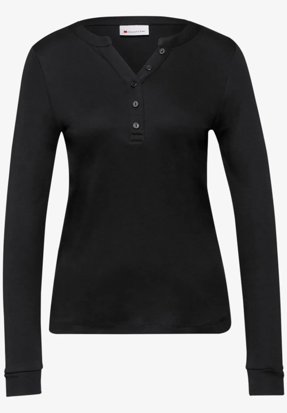 Shirt in Unifarbe