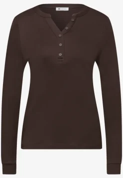 Shirt in Unifarbe