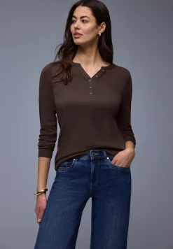 Shirt in Unifarbe