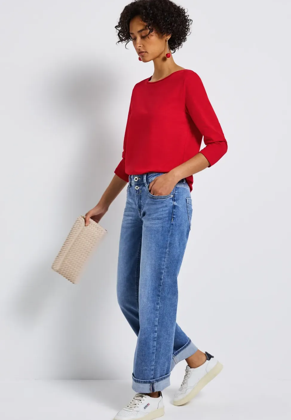 Shirt mit 3/4 Arm