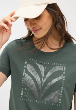 Shirt mit Folien-Print