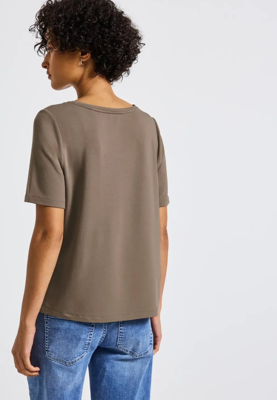 Shirt mit Glitzerstreifen