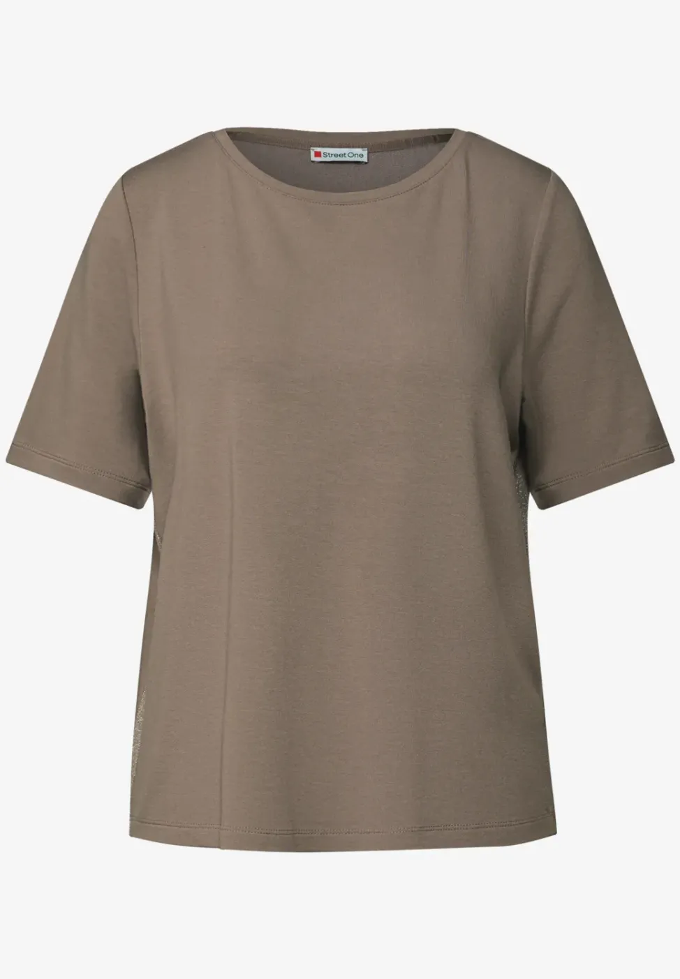 Shirt mit Glitzerstreifen