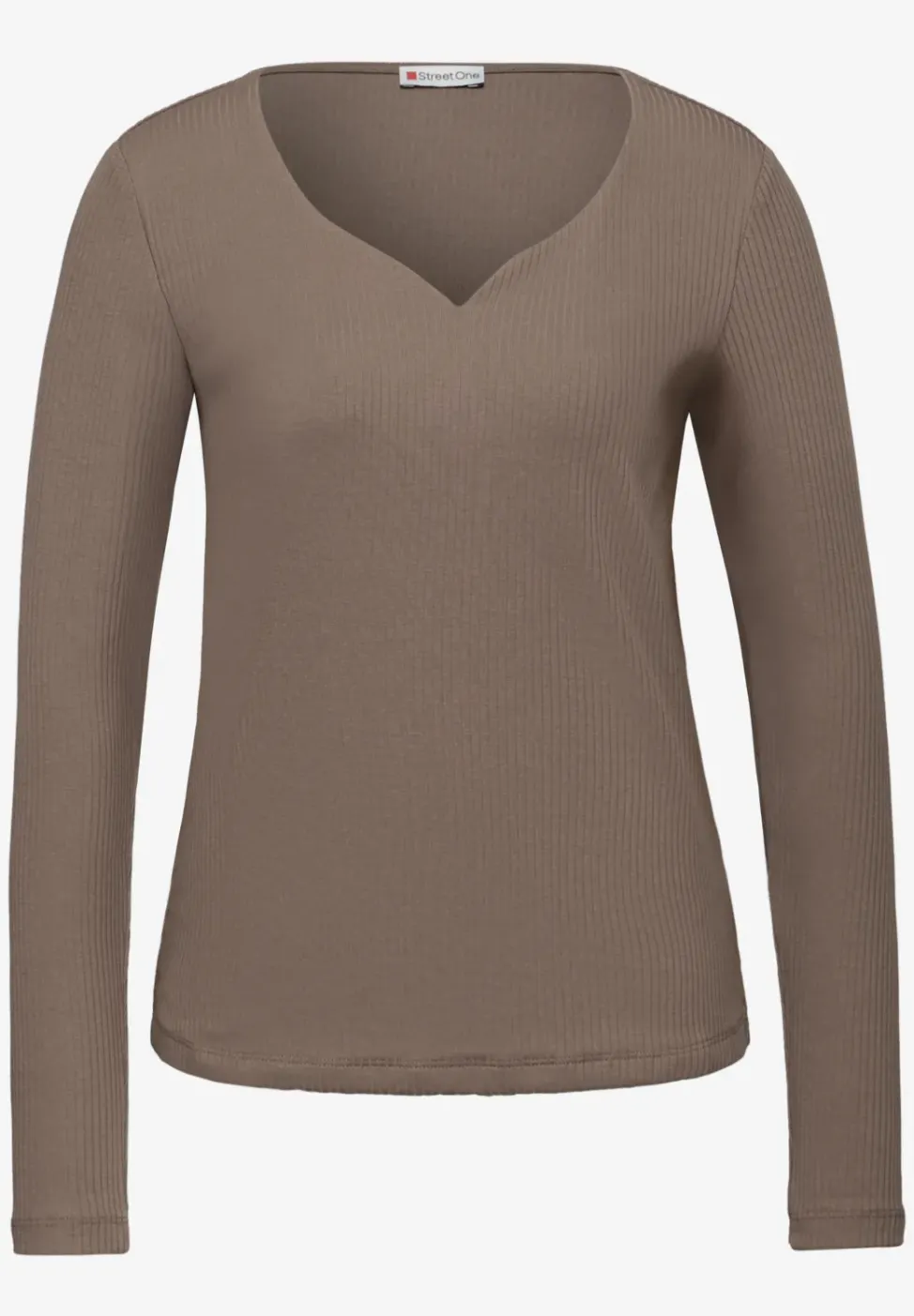 Shirt mit Herzausschnitt