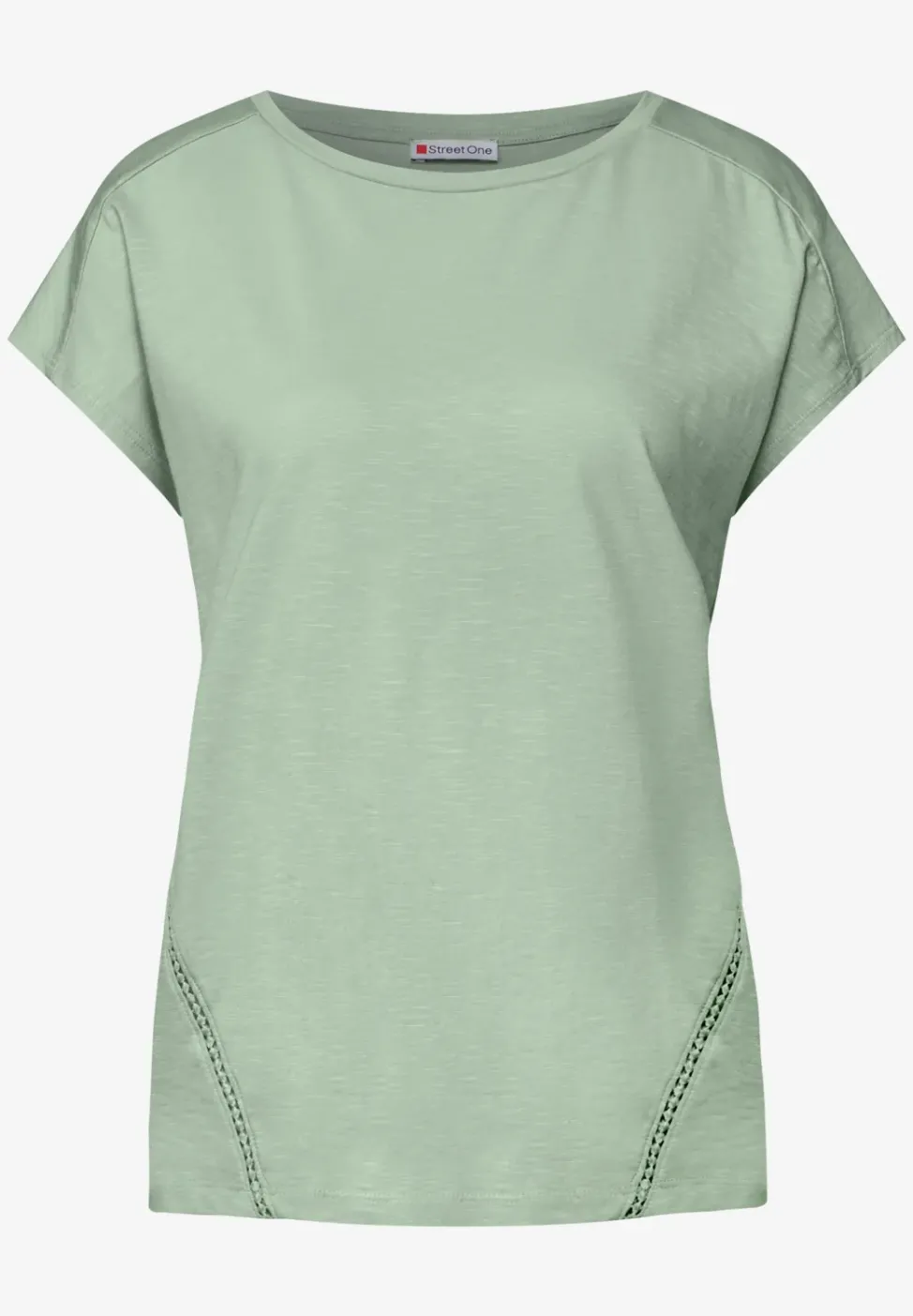 Shirt mit Häkeldetails