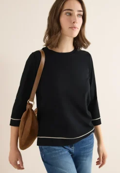 Shirt mit Kontrastdetail