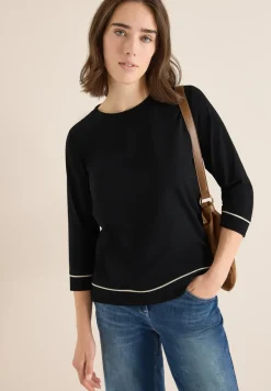 Shirt mit Kontrastdetail