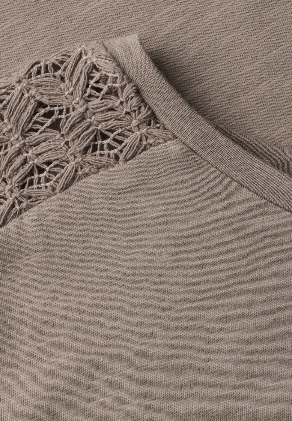 Shirt mit Spitzendetail