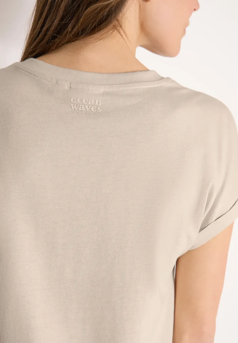 Shirt mit Split Neck im Tunika-Look
