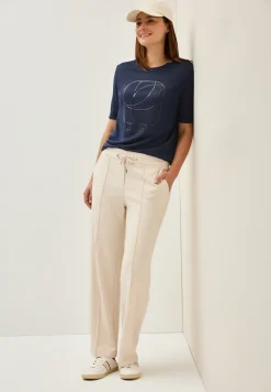 Shirt mit tonalem Print