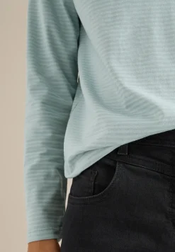 Shirt mit tonalen Streifen