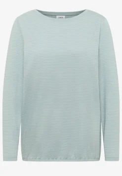 Shirt mit tonalen Streifen