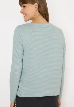 Shirt mit tonalen Streifen