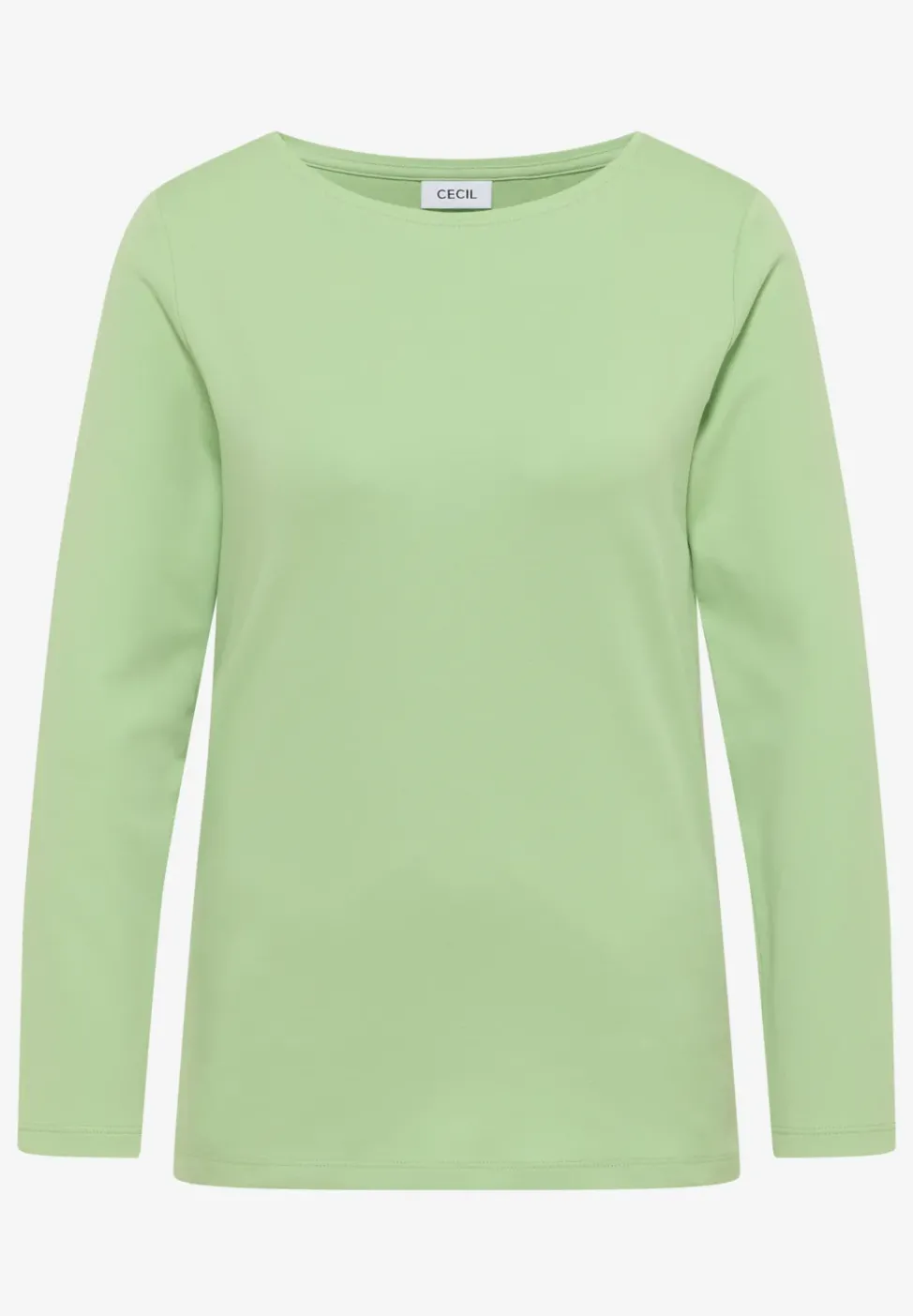 Shirt mit U-Boot-Ausschnitt