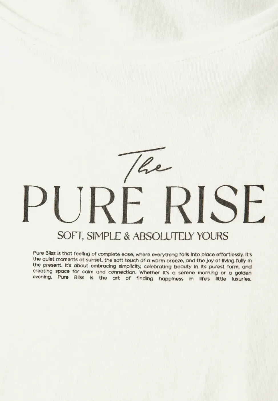 Shirt mit Wording Artwork