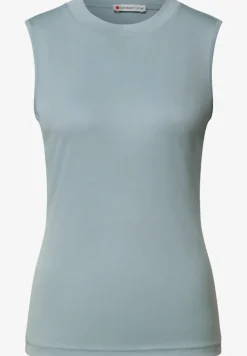 Silk-Look Rippstruktur-Top