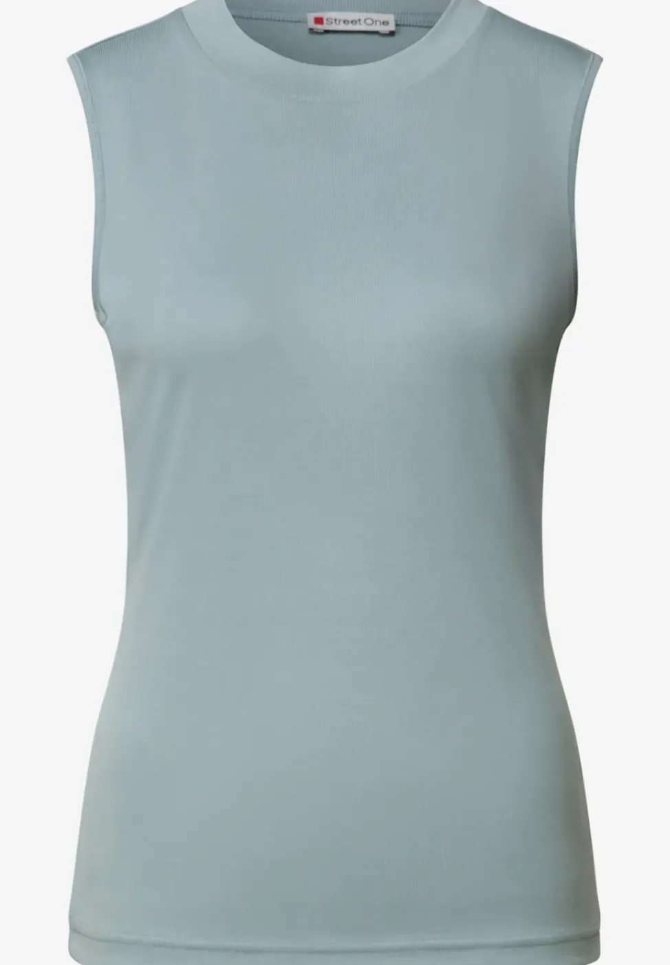 Silk-Look Rippstruktur-Top