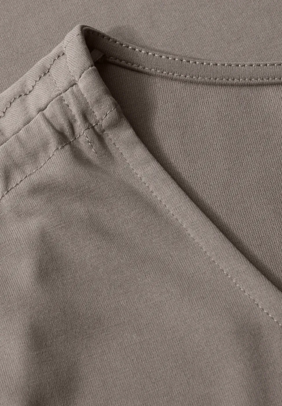 Silk-Look Shirt mit Raffung