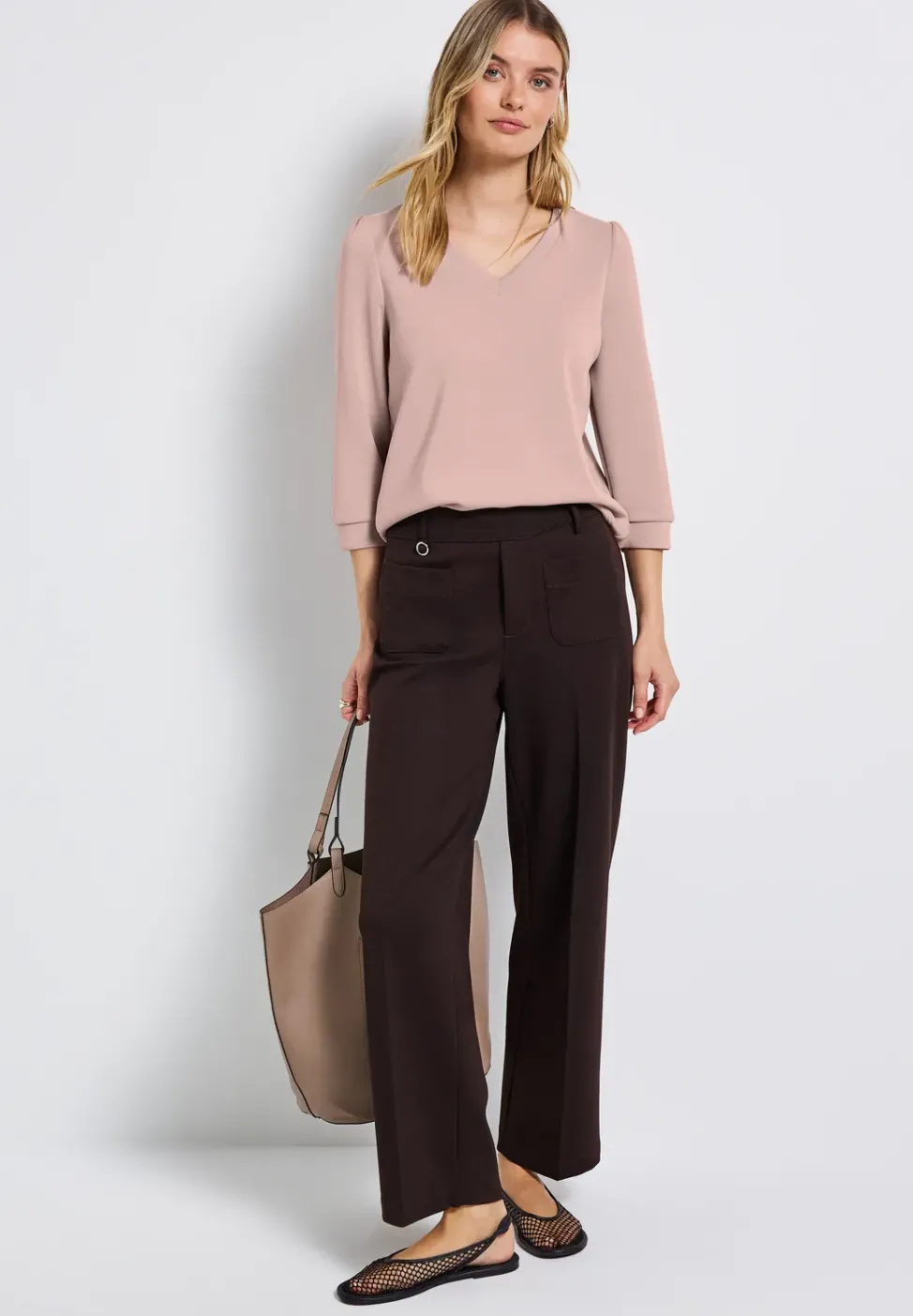 Silk-Look Shirt mit Raffung