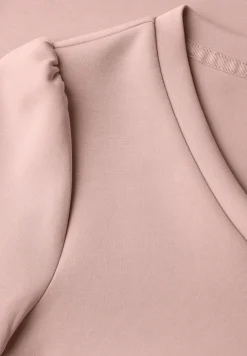 Silk-Look Shirt mit Raffung