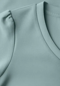 Silk-Look Shirt mit Raffung