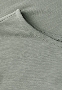 Silk-Look Shirt mit Wording
