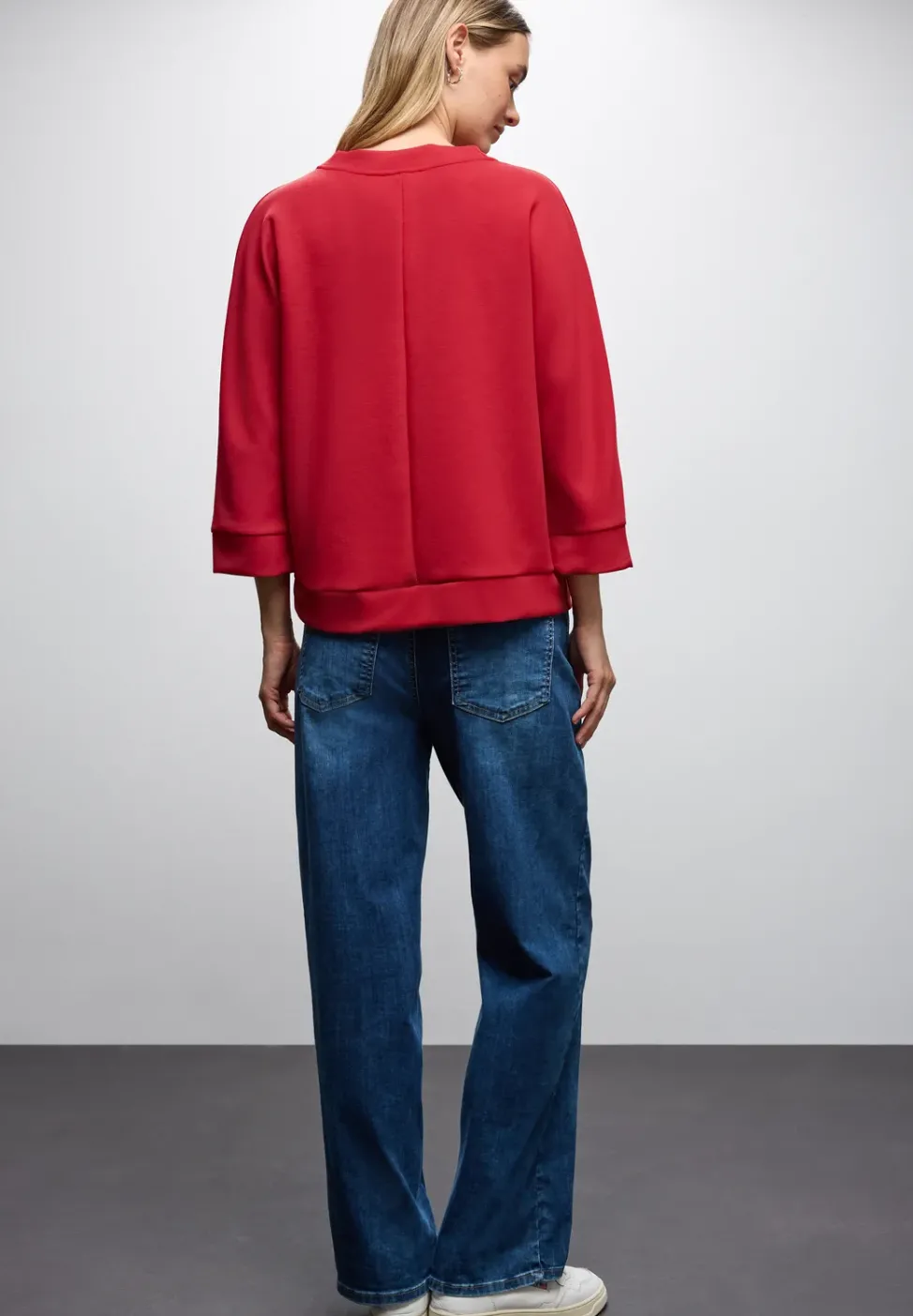 Silk-Look Shirt mit Zipper