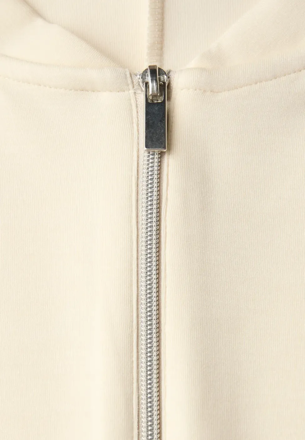 Silk-Look Shirt mit Zipper